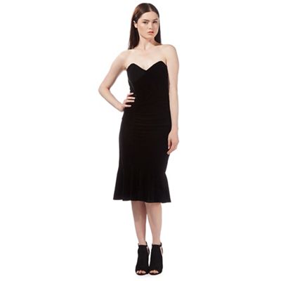 Preen/EDITION Black velvet dress
